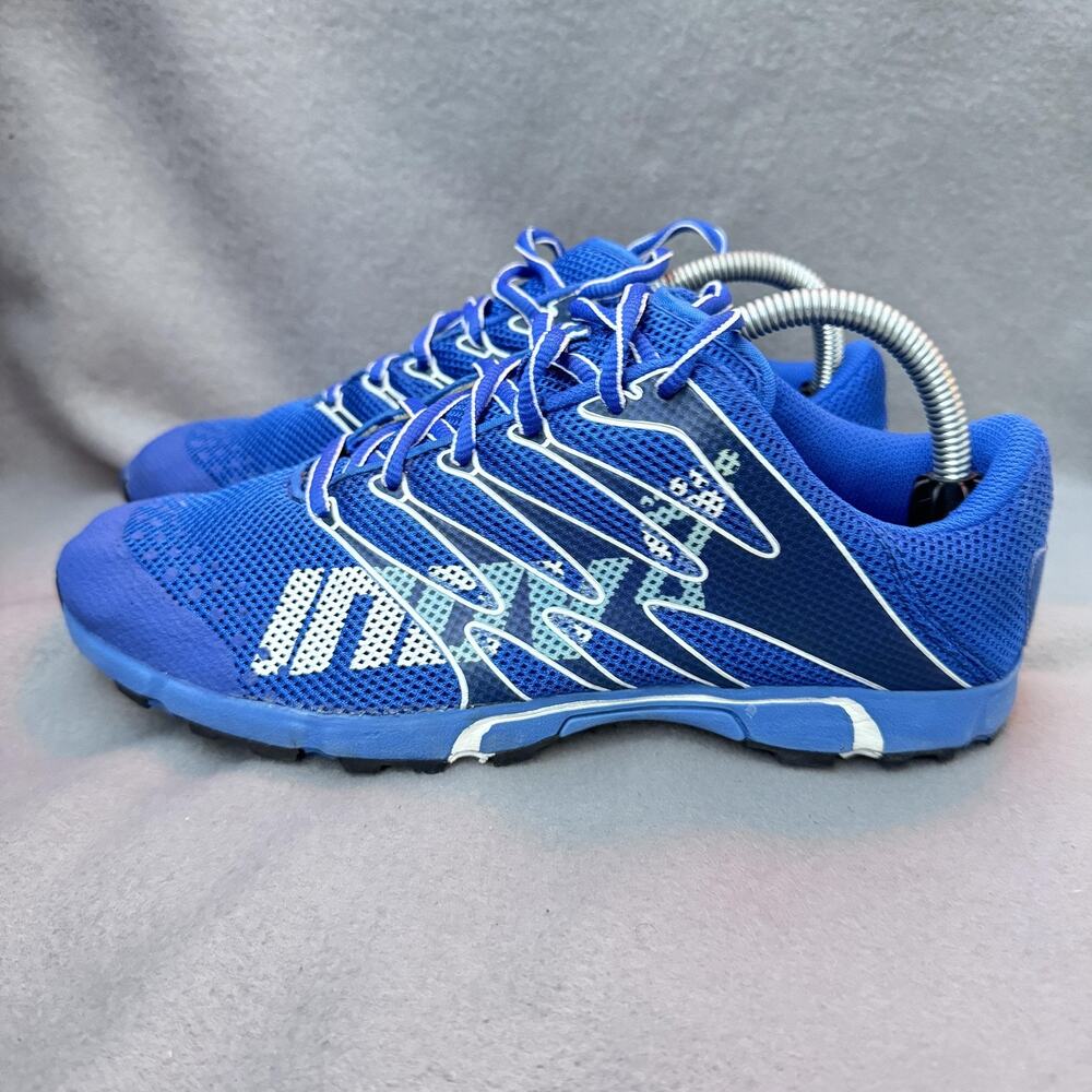 Inov-8 Shoes Mens 7.5 Womens 9 Blue F-Lite 230 Minimalist Cross Training Running